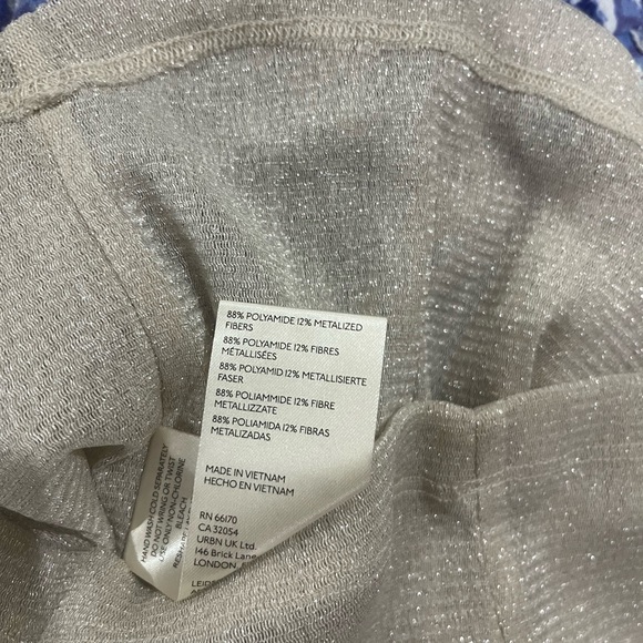 Anthropologie Shimmering Cream Blouse - Picture 7 of 7